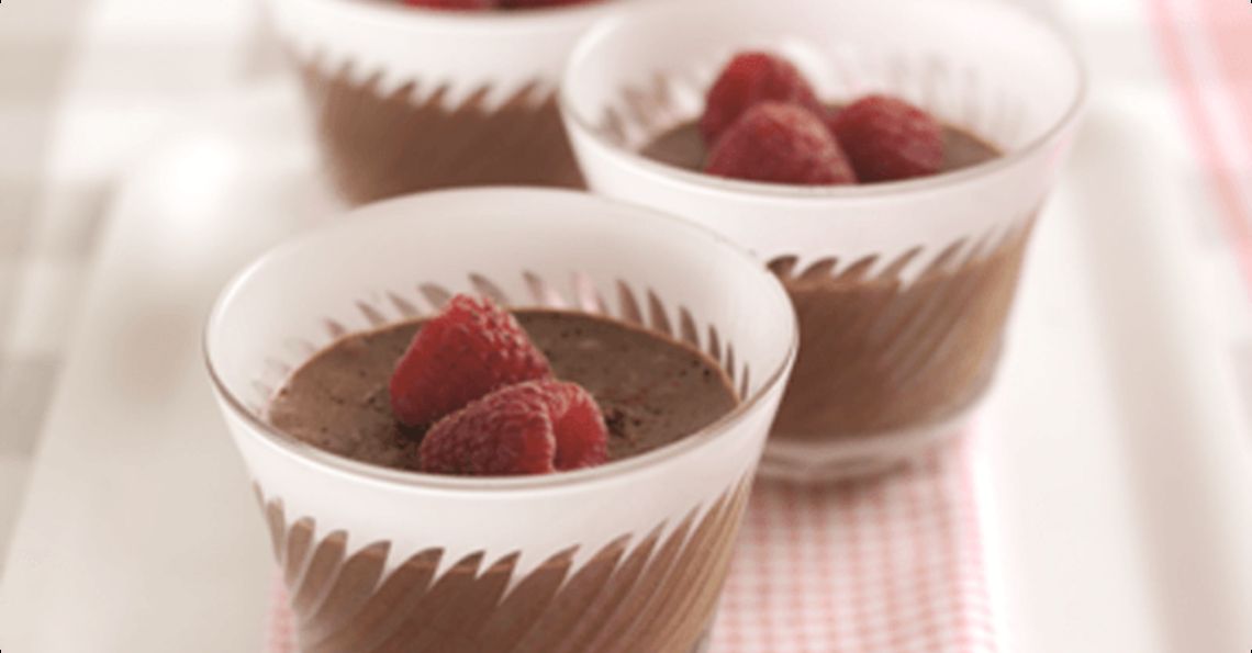 Chocolate and courvoisier brandy mousse