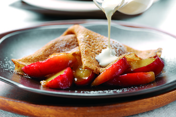 Apple and cider pancakes